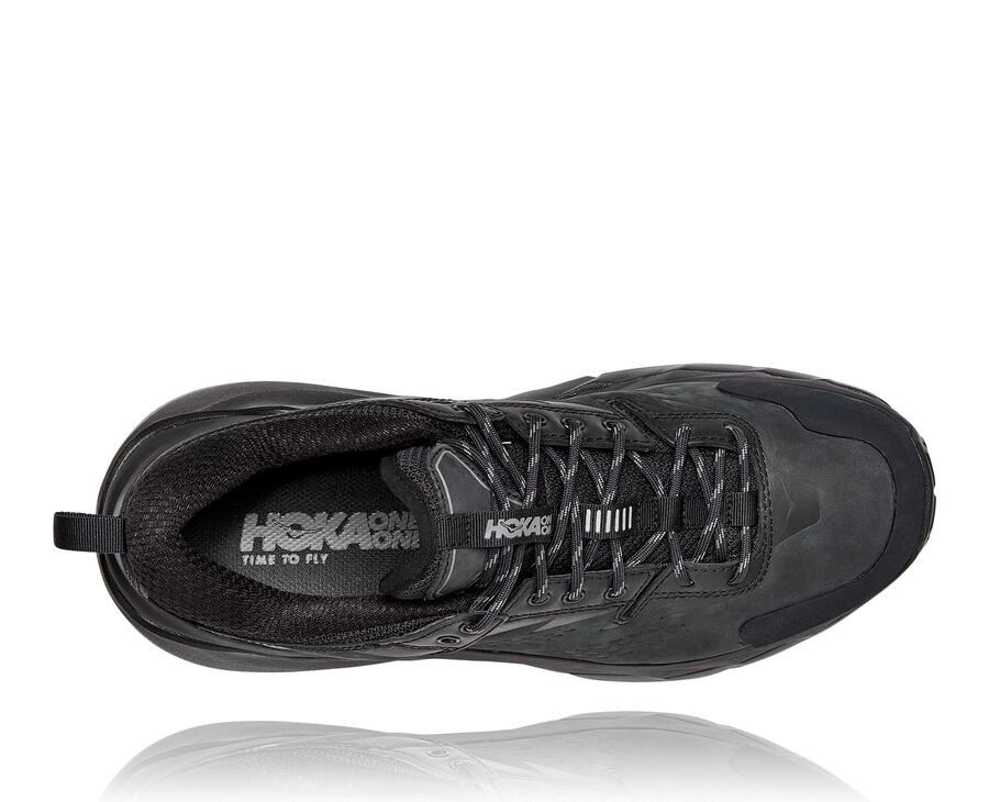 Tenis Hoka One One Trail Hombre Negros - Kaha Bajos Gore-Tex - UKCT74150